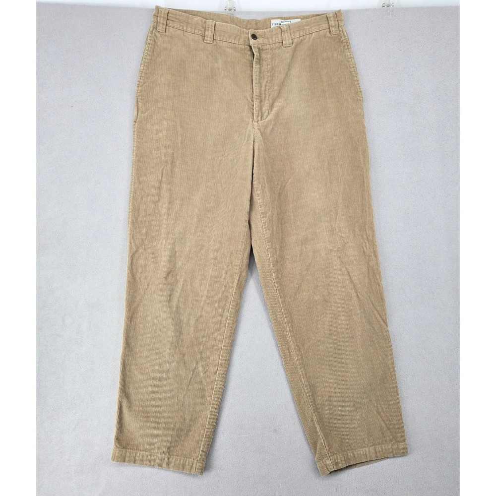 Field Gear 38x32 Corduroy Pants Mens Tan Straight Leg Gorpcore Workwear